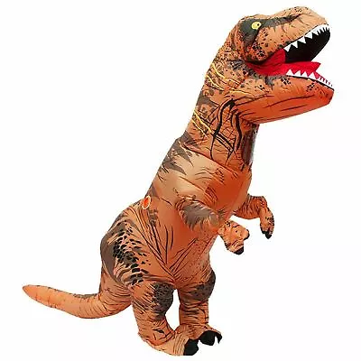 Inflatable Dinosaur Costume Adult Jurassic World Park Trex T-Rex Blow • $49.99