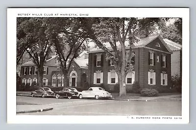 Marietta OH-Ohio Betsey Mills Club Vintage Postcard • $7.99