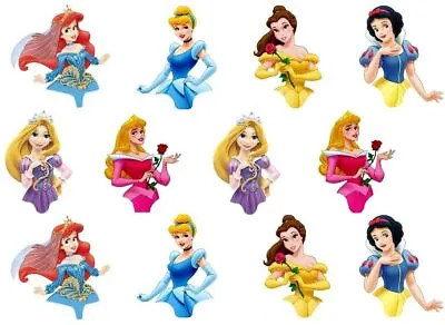 £2.50 • Buy 24 Half Body Princess Theme Party Edible Wafer Cup Cake Toppers