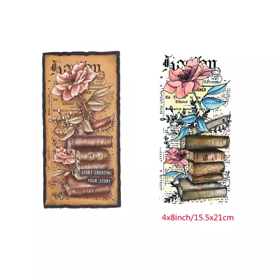 £3.71 • Buy Flower Butterfly Dragonfly Clear Stamp Diy Scrapbooking Paper Cards Crafts Decor