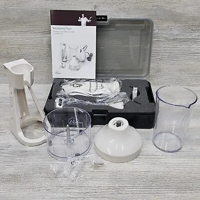 Wolfgang Puck Handheld Immersion Blender Chopper Bistro Collection White • $49.99