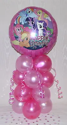 My Little Pony   -   Happy  Birthday  - Foil Balloon Display -table Centrepiece • £5.90