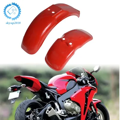 RED Plastic Body Fender Mud Guards For Honda Z50 Z50A Z50R Z50J Mini Trail Bike • $32.22