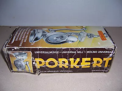 Porkert Universal Mill Grinder UM75 Coffee Beans Cereals Spices Seeds - Unused • $25.99