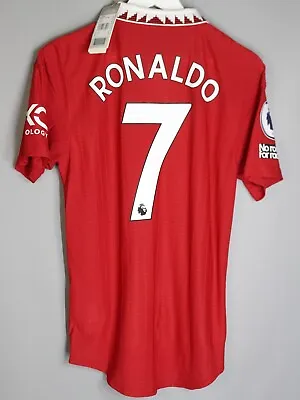 Nwt Manchester United 2022 2023 Home Player Issue Jersey #7 Ronaldo Authentic • $143.99