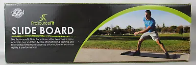 ProsourceFit Slide Board For Exercise 70 X20  End Stops Booties Carry Bag NIB • $49.99