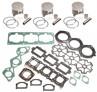 Top End Rebuild Piston Kit For Yamaha XL GP 1200 Non-Power Valve .50MM Over • $276.95