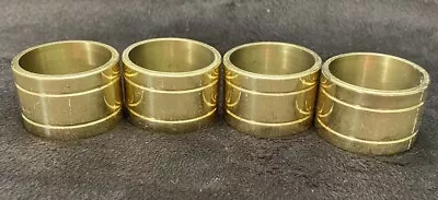 Brass Napkin Rings Set Of 4 • $12.50