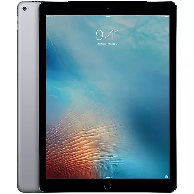 Used Grade C IPad Pro 1st Gen 128GB I Cellular I 12.9' Space Grey I Crack I Spot • $179