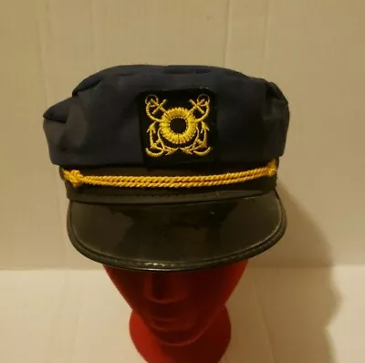 Vintage 1960s Captains Hat 7 1/8  • $22.95