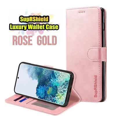$8.99 • Buy For Samsung Galaxy S22 S20 Plus Ultra S8 S9 S10e Wallet Case Leather Flip Cover