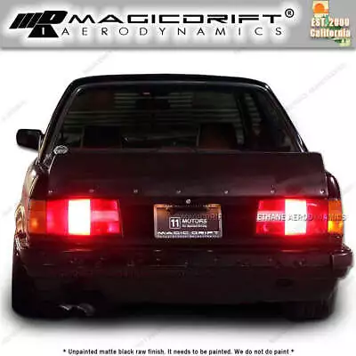 For 84-92 BMW E30 3-SERIES RB HIGH KICK STYLE Poly DUCKTAIL TRUNK SPOILER LIP • $102.99