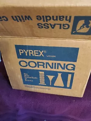 Vintage Pyrex Corning Glass Lab Pharmacy Measuring Cups 7 Nos Beakers • $55