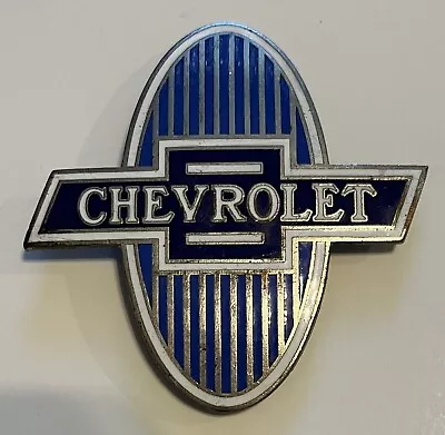 1929 1930 1931 1932 Chevrolet Factory Original Cloissonne Radiator Emblem • $100