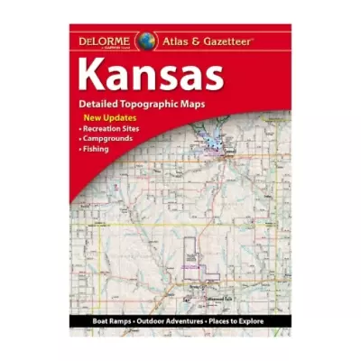 Delorme Atlas & Gazetteer: Kansas (Paperback) (UK IMPORT) • $37.20