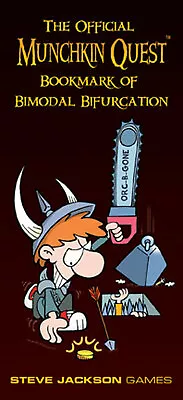 The Official Munchkin Quest Bookmark Of Bimodal Bifurcation Promo  10d2 • $3.99