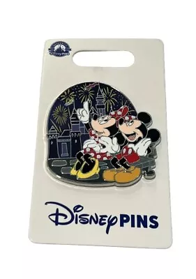 2024 Disney Parks Mickey & Minnie Mouse Watching Fireworks At Castle OE Pin • $20.75