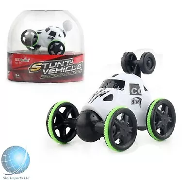 £11.99 • Buy 360° Rotate Mini Speed Remote Control Micro Racing Cars TURBO CHARGE STUNT White