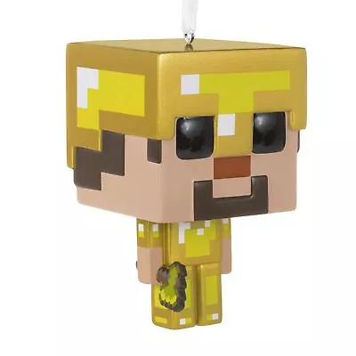 2022 Hallmark Minecraft Steve In Gold Armor Funko Pop! Christmas Tree Ornament • $7.18