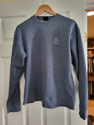 Vintage Mens Mercedes Benz Crewneck Blue Sweatshirt  Size M EUC • $34.99