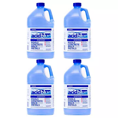 Champion Acid Blue Muriatic Acid For Removal Of Stains On Driveways (4 Pack) • $61.99