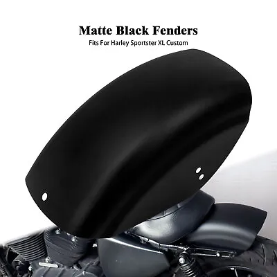 Flat Matte Black Rear Fender Mudguard Fit For Harley Sportster XL Iron 1986-2023 • $37.99