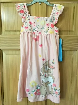 NWT Disney Store Thumper Nightgown Nightshirt Bambi Size 45/6 • $16.96