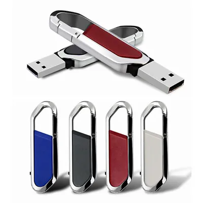 2TB 256GB USB 2.0 Flash Drive Metal Key Chain Memory Stick Pen U Disk Thumb PC • $6.84