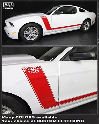 Ford Mustang 2005-2014 BOSS 302 Style Side Stripes Decals (Choose Color) • $59.50