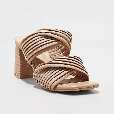 Women's Jessa Mule Heels - A New Day • $11.99