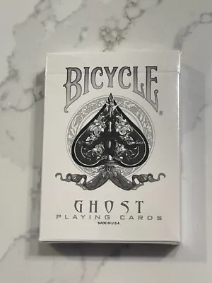 Bicycle White Ghost Playing Cards By Ellusionist - V2 RARE New • $29.99