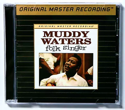 MUDDY WATERS Folk Singer CD 24 KT GOLD MFSL Mobile Fidelity Sound Lab • $42.95