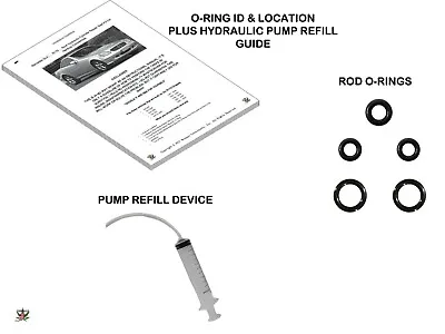 96-04 Mercedes SLK 230 Convertible Top Hydraulic Cylinder Repair Kit R170 • $11.50