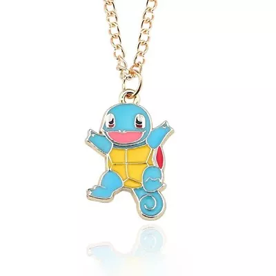 £3.99 • Buy Pokémon Squirtle Necklace Pendant Plated Chain