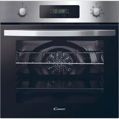 Candy FIDCX676 Idea Built In 60cm Electric Single Oven Stainless Steel A • £289