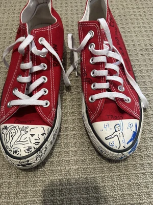 $50 • Buy Stranger Things Robin Buckley Red Converse