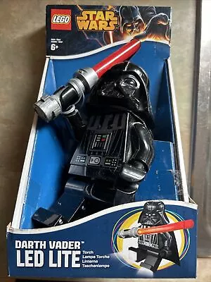 Star Wars Lego Darth Vader Torch Lightsaber Unopened Original Box Lights Working • £10