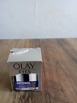 Olay Regenerist Retinol24 MAX + 40% Night Eye Cream Without Fragrance 15ml NEW • £14.99