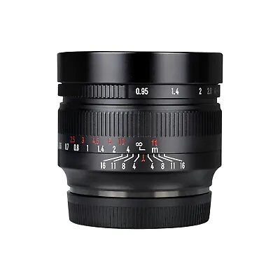 7artisans 50mm F0.95 Manual Focus Portrait Lens For Fujifilm Fuji X-T30 T4 X-H2S • £159.99