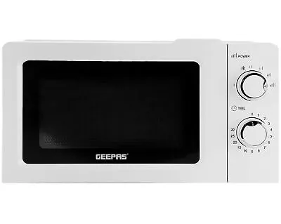 20L Solo Freestanding Microwave 5 Cooking Power Levels & Defrost Powerful White • £59.99