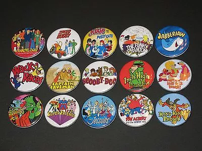 70's Cartoons Buttons/ Pins 15 • $7.99