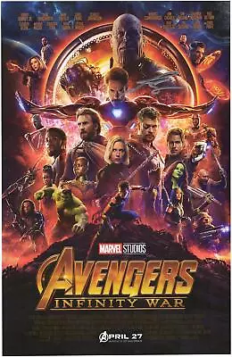 Josh Brolin Autographed Avengers Infinity War 11  X 17  Movie Poster • $499.99