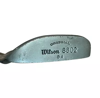 Original Wilson 8802 Putter Golf Club (Labeled 34) 33  Right Hand Chamois Grip • $64.95