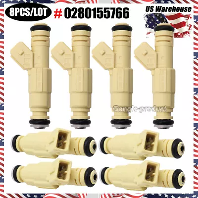 Fuel Injector Set 0280155811 0280155766 For VOLVO Turbo 850 C70 V70 S70 2.3L • $44.35