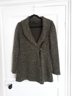 £6 • Buy Principles Green Wrap Over 17% Wool Cardigan Size 10