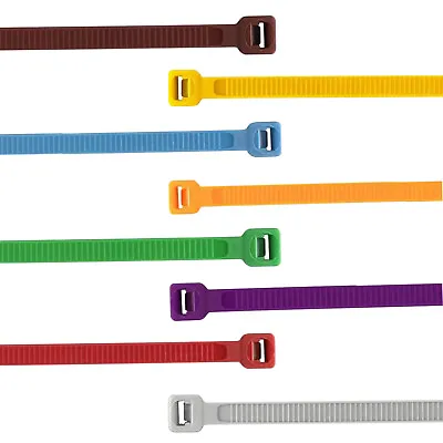 Cable Ties Nylon Plastic Colour Strong Long Wide Zip Ties Various Sizes • £1.99