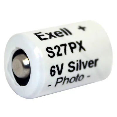 Exell S27PX  6V Silver Oxide Battery EPX27 V27PX 4NR43 KX27 HS3C • $11.95