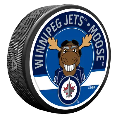 Winnipeg Jets Moose Mascot Textured Puck • $14.99