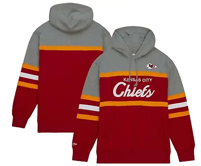 Kansas City Chiefs Mitchell & Ness Head Coach Pullover Hoodie - Red/Gray • $55