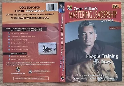 © Cesar Millan's Mastering Leadership Series: Volume #1 ~ DVD Cover Art • £1.55